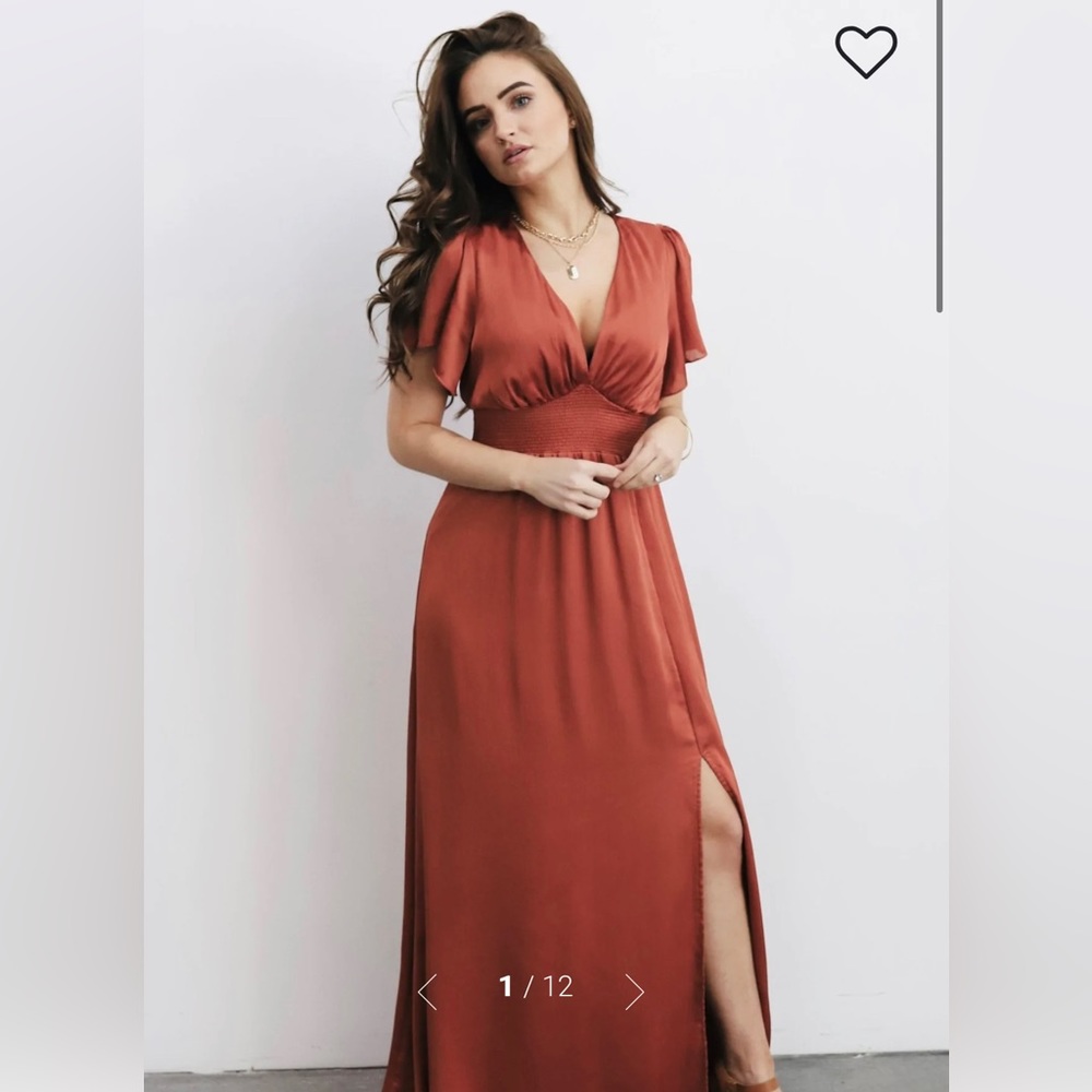 Baltic Born Prague Satin Maxi Dress